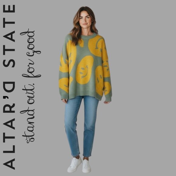 Altar'd State Sweaters - Altar'd State Brianna Smiley Sweater